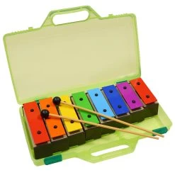 A-Star Rainbow Chime Bar Set In Hard Case