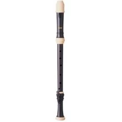 Aulos 511B Tenor Recorder - Brown And White