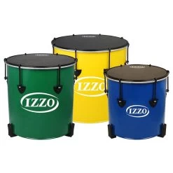 Izzo Set Of 3 Surdos - Multicoloured (16, 14 And 12 In)