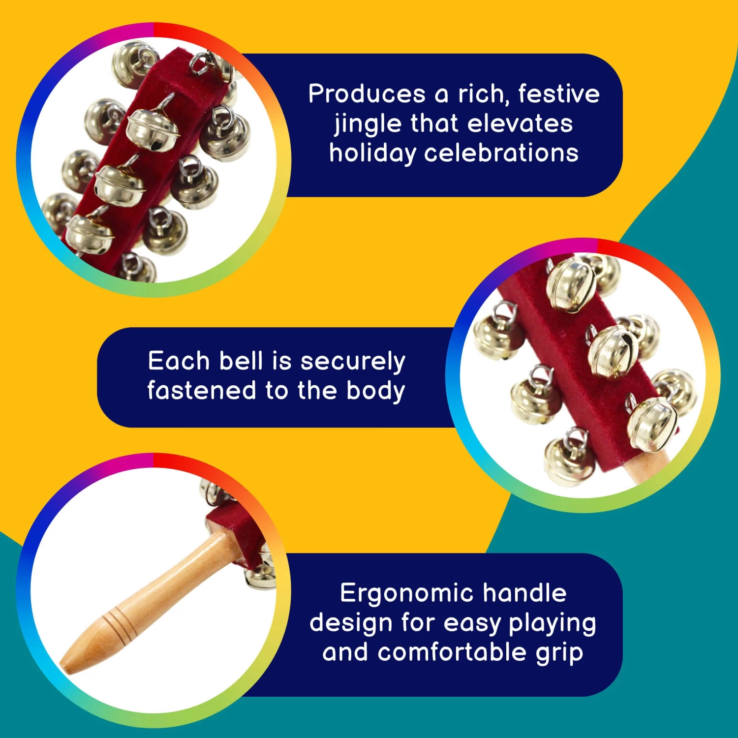 A-Star 21 Bell Sleigh Bells - Image 3