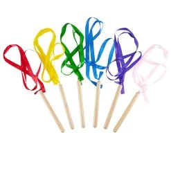 A-Star Rainbow Wands - Pack Of 6