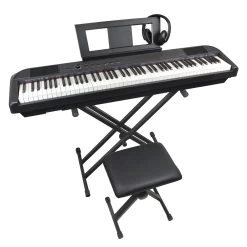 Axus AXD55 88 Note Digital Stage Piano With Stand, Stool & Headphones