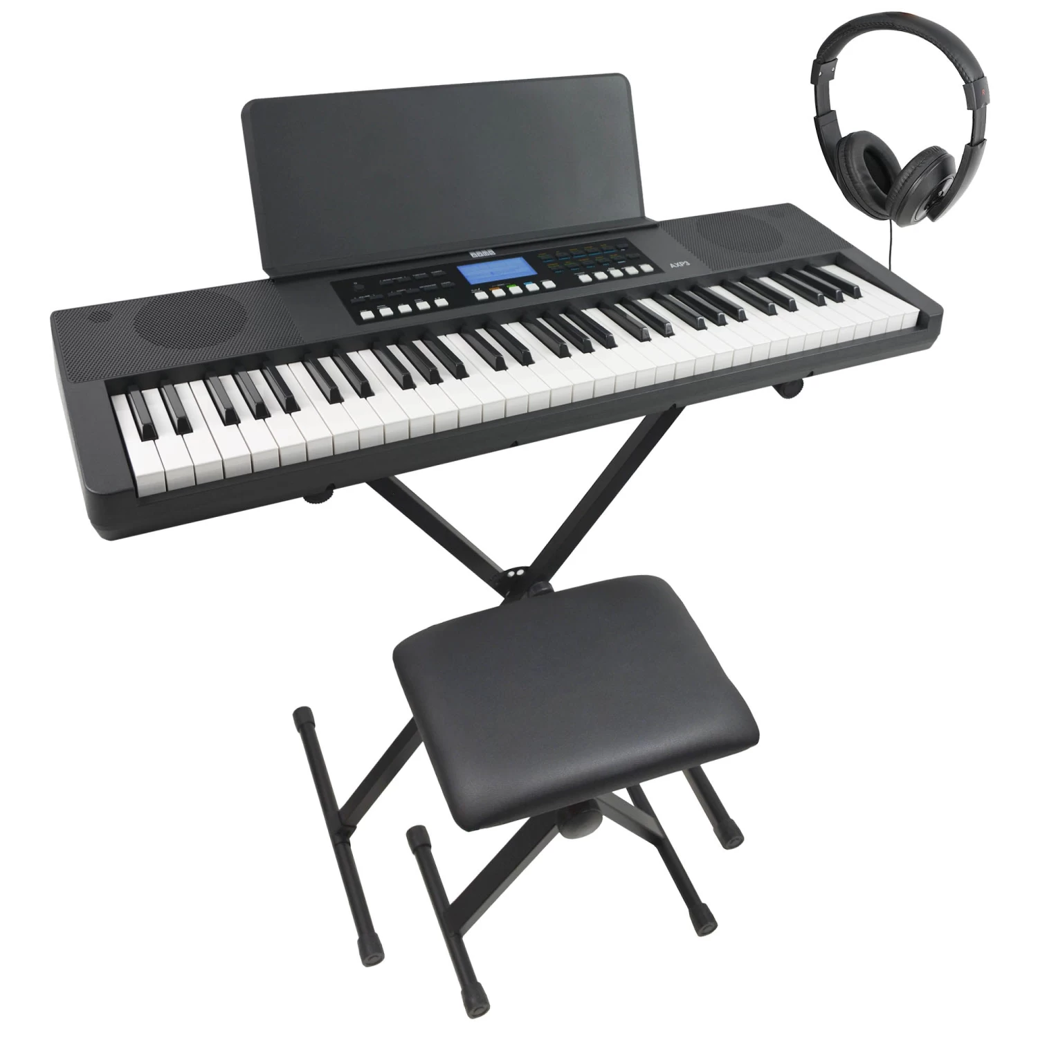 Axus 61 Note Slimline Portable Keyboard Pack