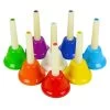 A-Star Coloured Hand Bells Set Of 8