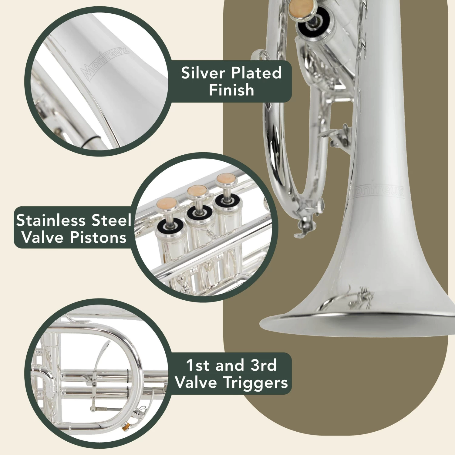 Montreux Concert Series Bb Cornet - Image 4