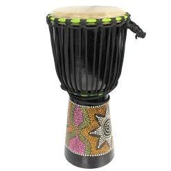 A-Star 8 Inch Painted Djembe