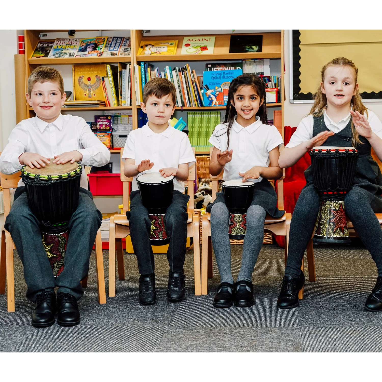 A-Star Djembe - Pack Of 4 - Image 4