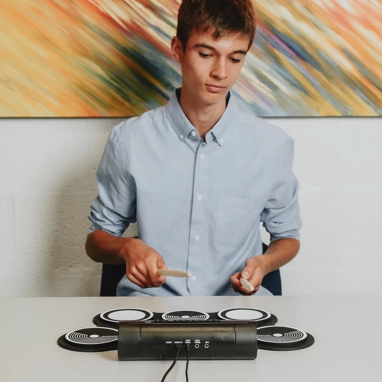 3rd Avenue Portable Electronic Drum Kit - Image 5