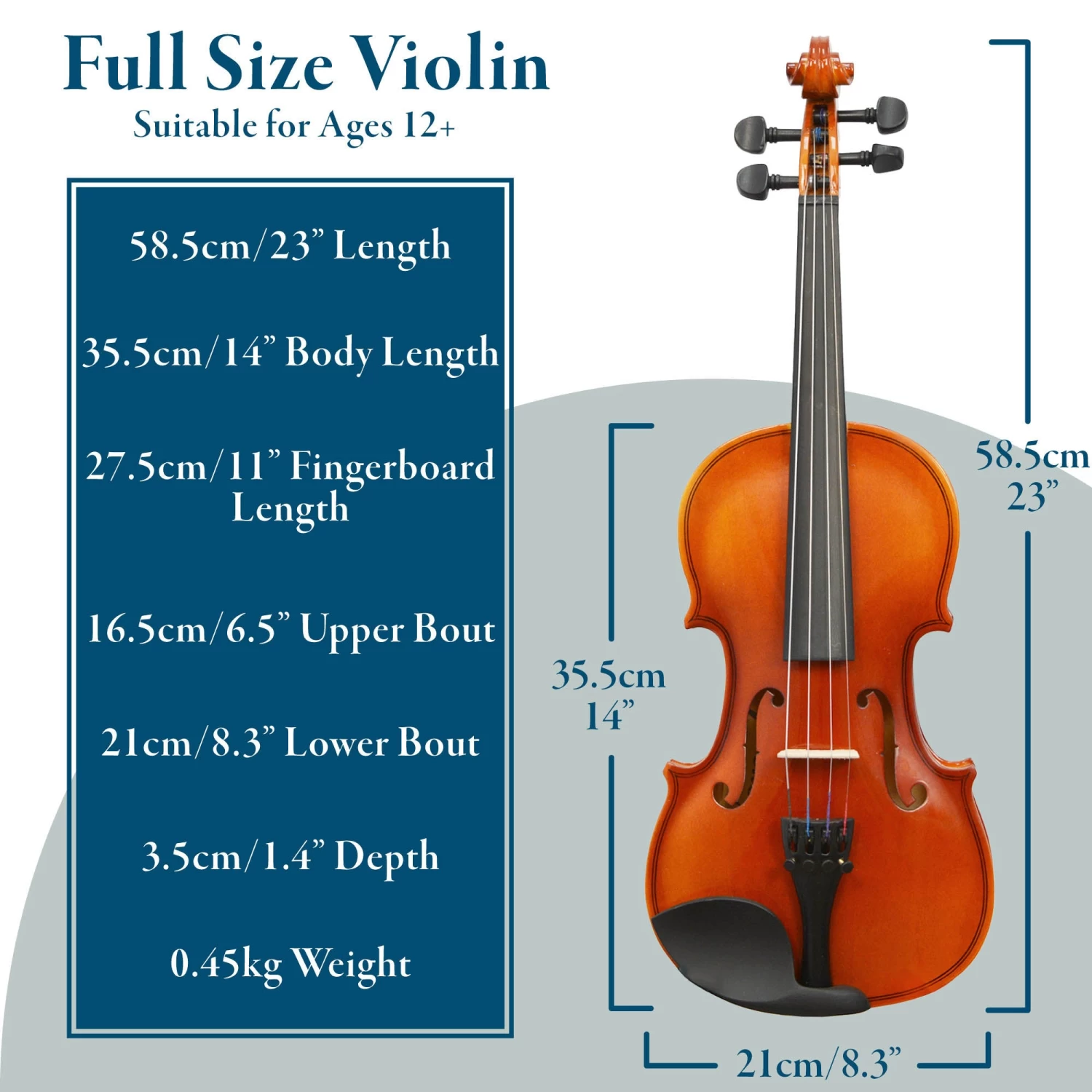 Forenza Uno Series Full Size Violin Outfit - Image 2
