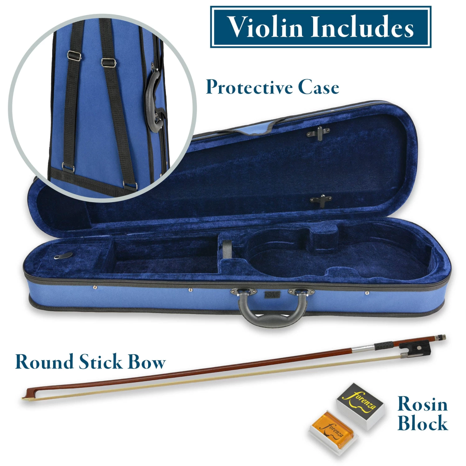 Forenza Prima I Series 3/4 Size Violin Outfit - Image 3
