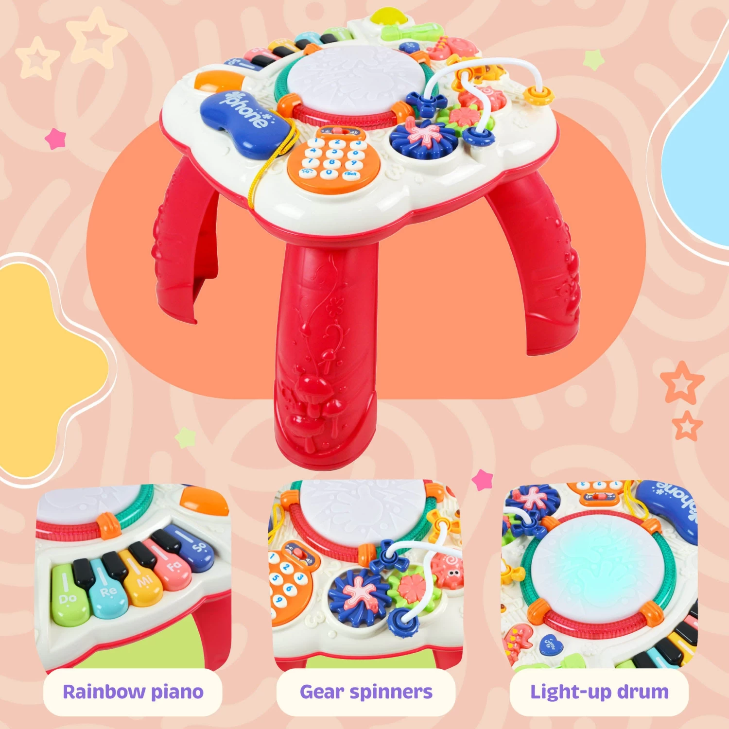 Little Star Musical Fun Activity Table - Image 2