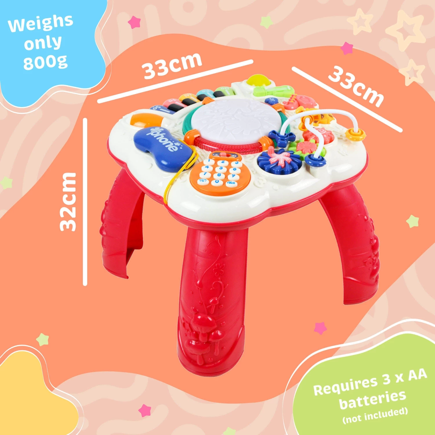 Little Star Musical Fun Activity Table - Image 4