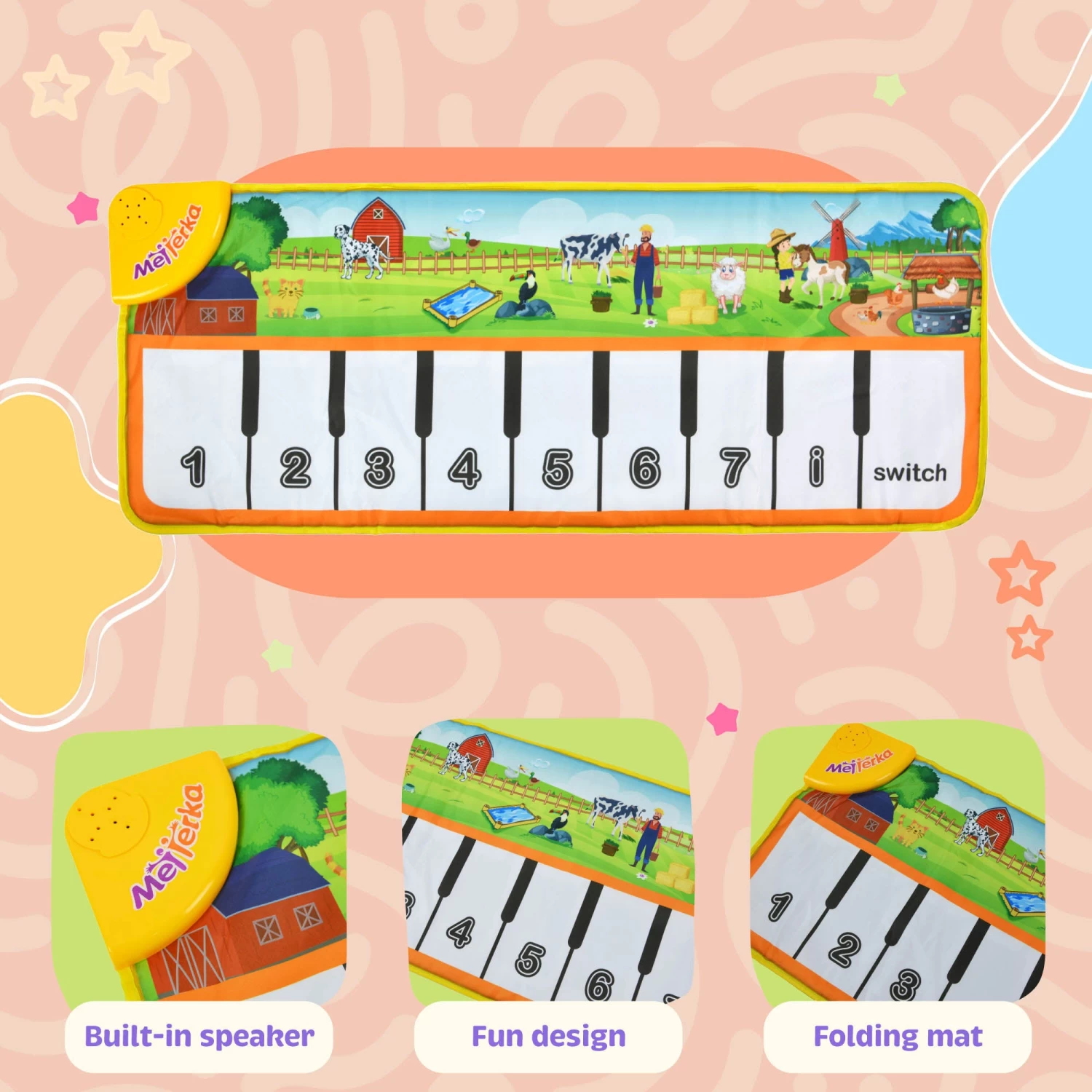Little Star Piano Farm Mat - Image 2