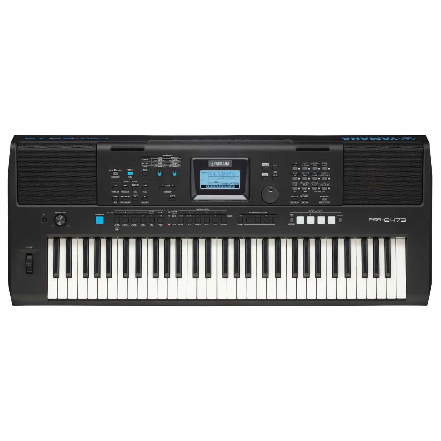 Yamaha PSRE473 61 Note Portable Keyboard