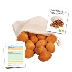 Egg Shakers - Natural Wood - Bag Of 30